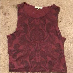 Paisley / floral tank top